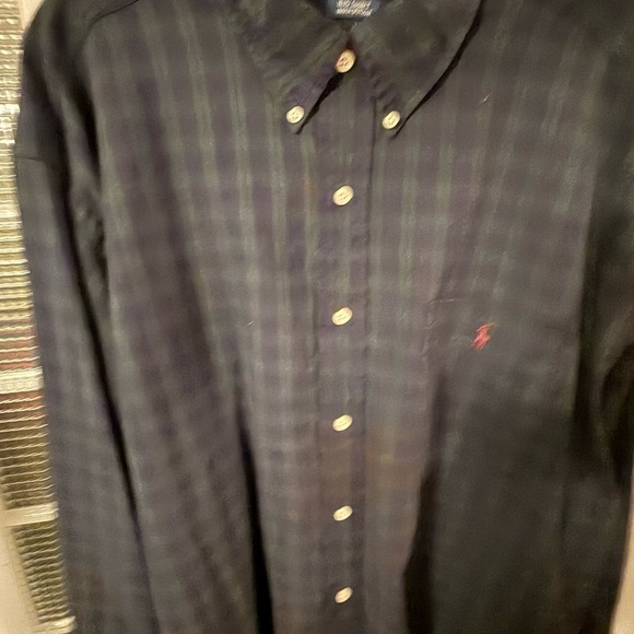 Ralph Lauren Mens Shirt Long Sleeve Black Watch Plaid Size XL NWT - Picture 3 of 12